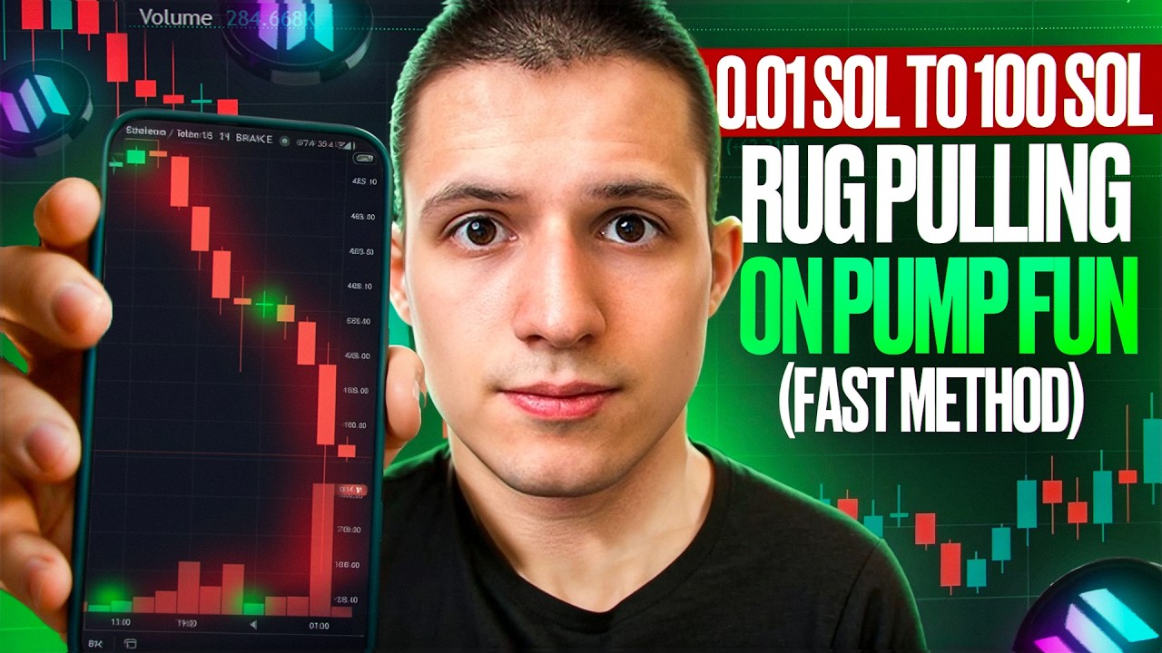 0.01 to 100 SOL Rug Pulling Pump Fun Memecoins (FAST METHOD)