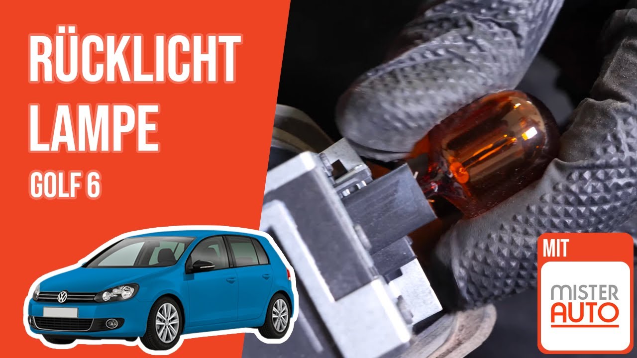 Wie Golf 6 Rücklicht Lampe wechseln 💡