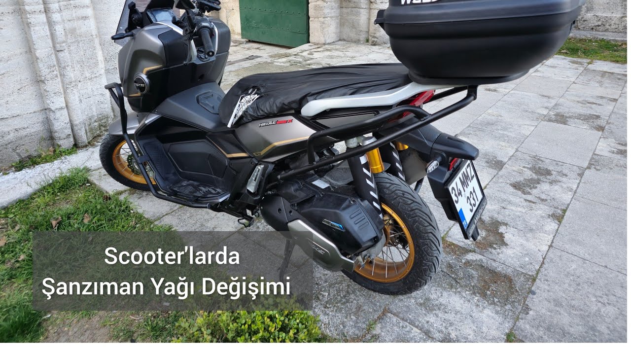 Scooter'larda Şanzıman Yağı Değişimi. RKS REALE X 125