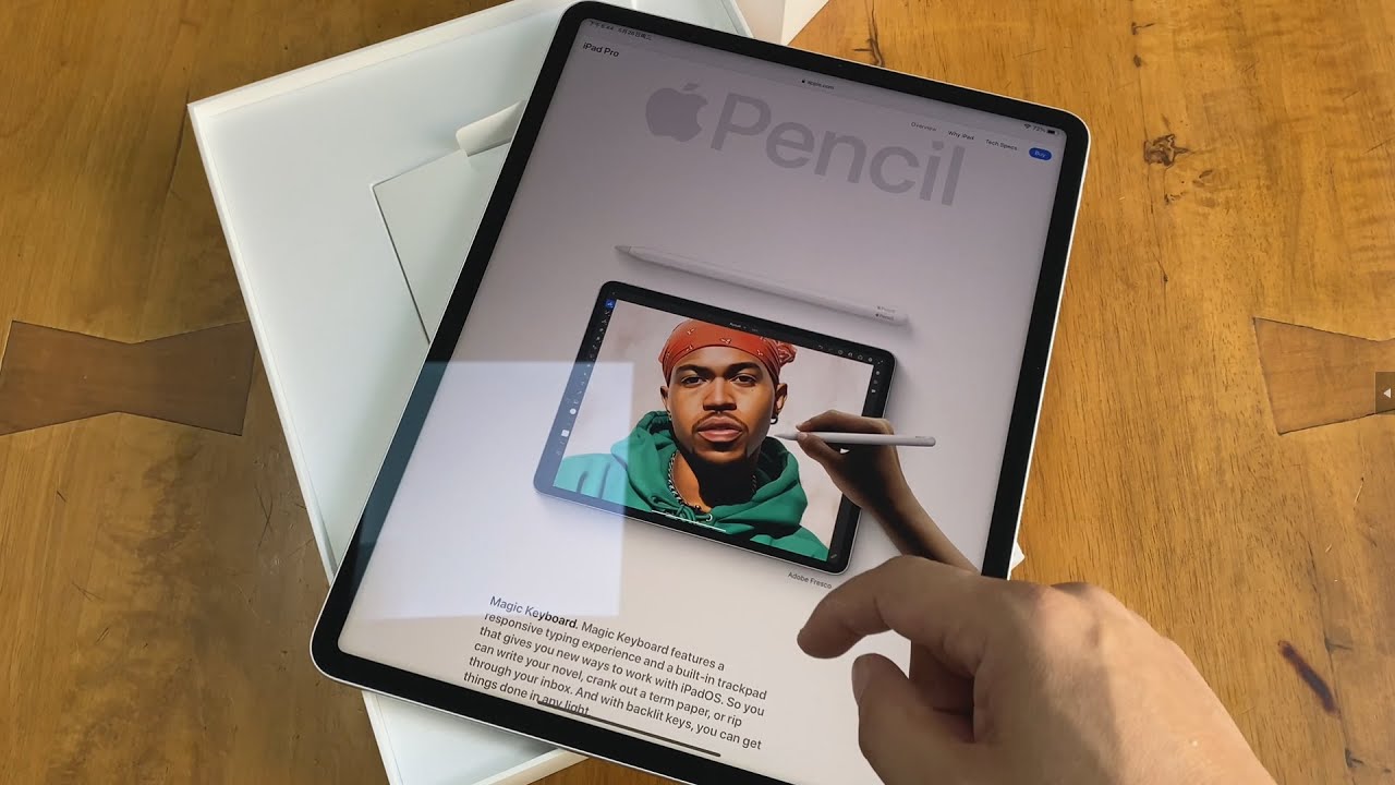蘋果首款M1芯片平板電腦開箱【2021 iPad Pro 12.9】