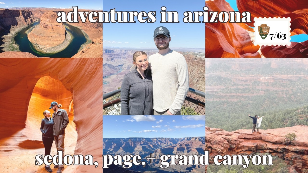 ARIZONA VLOG APRIL 2025 - SEDONA, ANTELOPE CANYON, HORSESHOE BEND, GRAND CANYON | KATIE COLLINS-BEAN