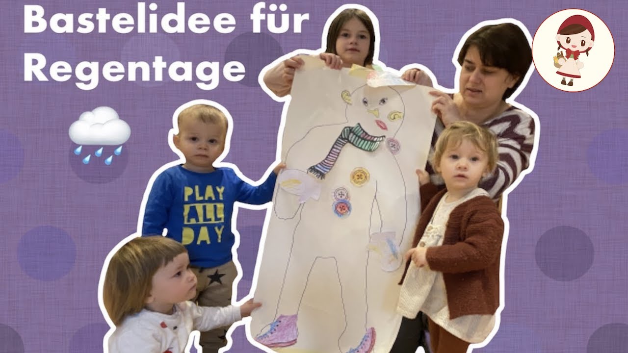 🌧Bastelidee für Regentage👶👦 | Tagesmama | Alltag in der Kinderbetreuung | Beschäftigungsidee