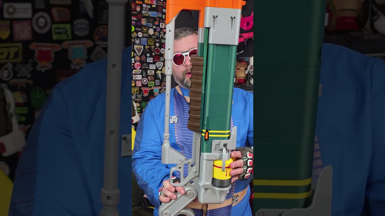 Laserowy karabin z Fallouta od NERF