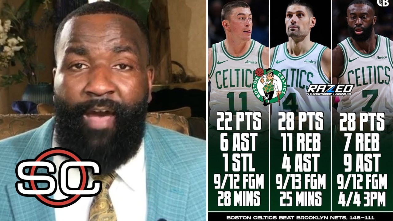 Jaylen Brown is an MVP-caliber player! - ESPN reacts to Celtics CRUSH Nets 148-111 behind Brown's 28