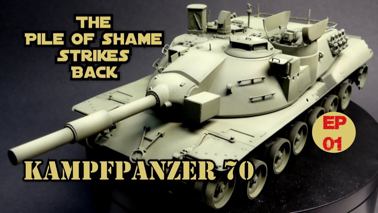 Painting 1/35 Kampfpanzer 70 from Dragon - My way to shrink my pile of shame