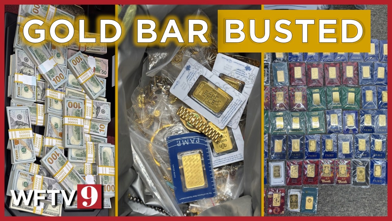 Cops seize $150 million in gold bars, cash amid scam ring takedown