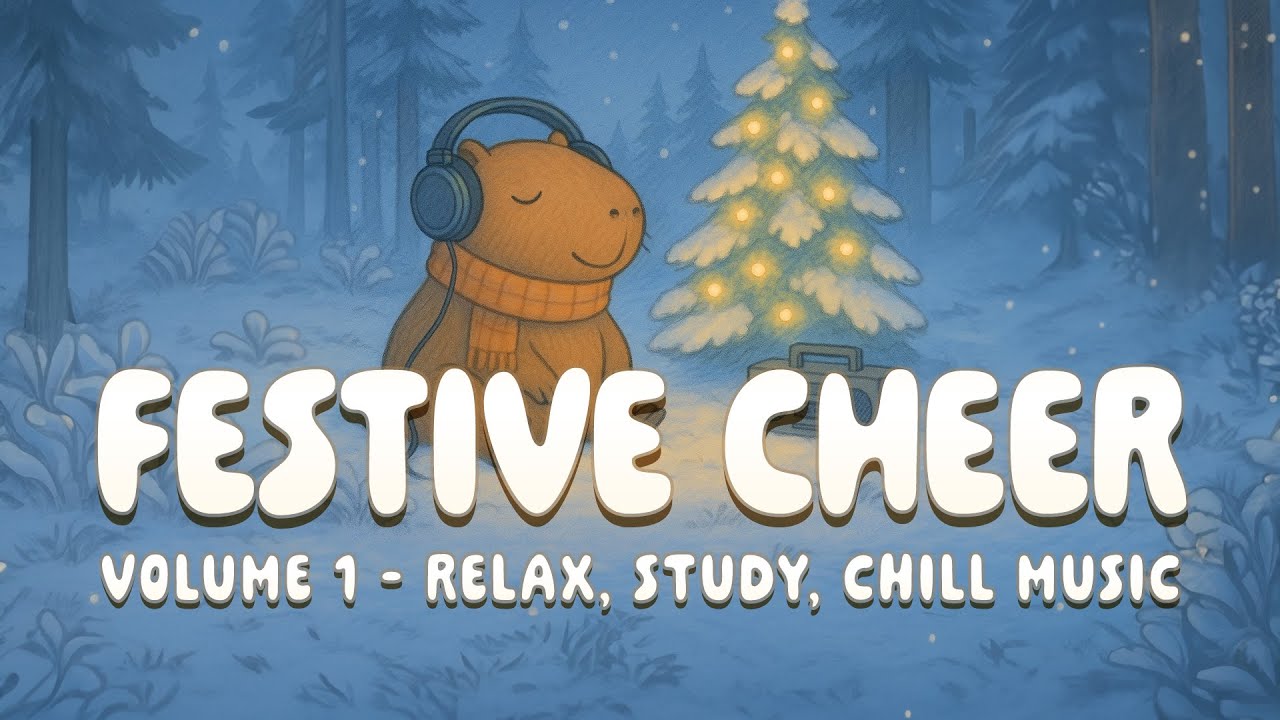 Festive Cheer Vol.1 – CapyFi 🌙🐾 [1 Hour Background Music]