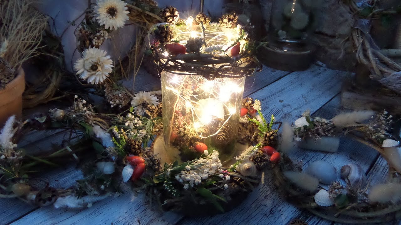DIY/ganz ANDERS  4in1  Natur-Deko  / kostenfrei  in UPCYCLING :))