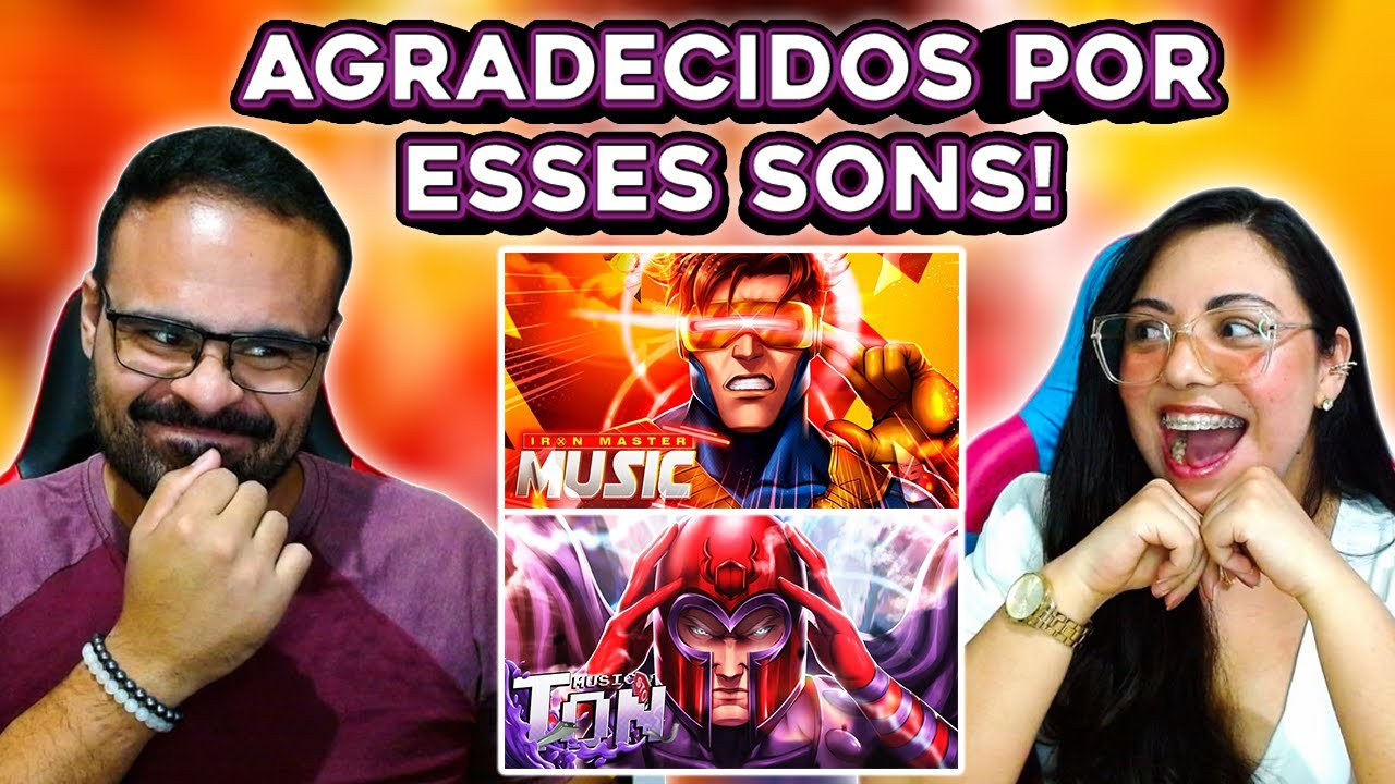 REACT Onda de Choque | Ciclope  | Iron Master - A Mim, Meus X-Men | Magneto | Papyrus Da Batata