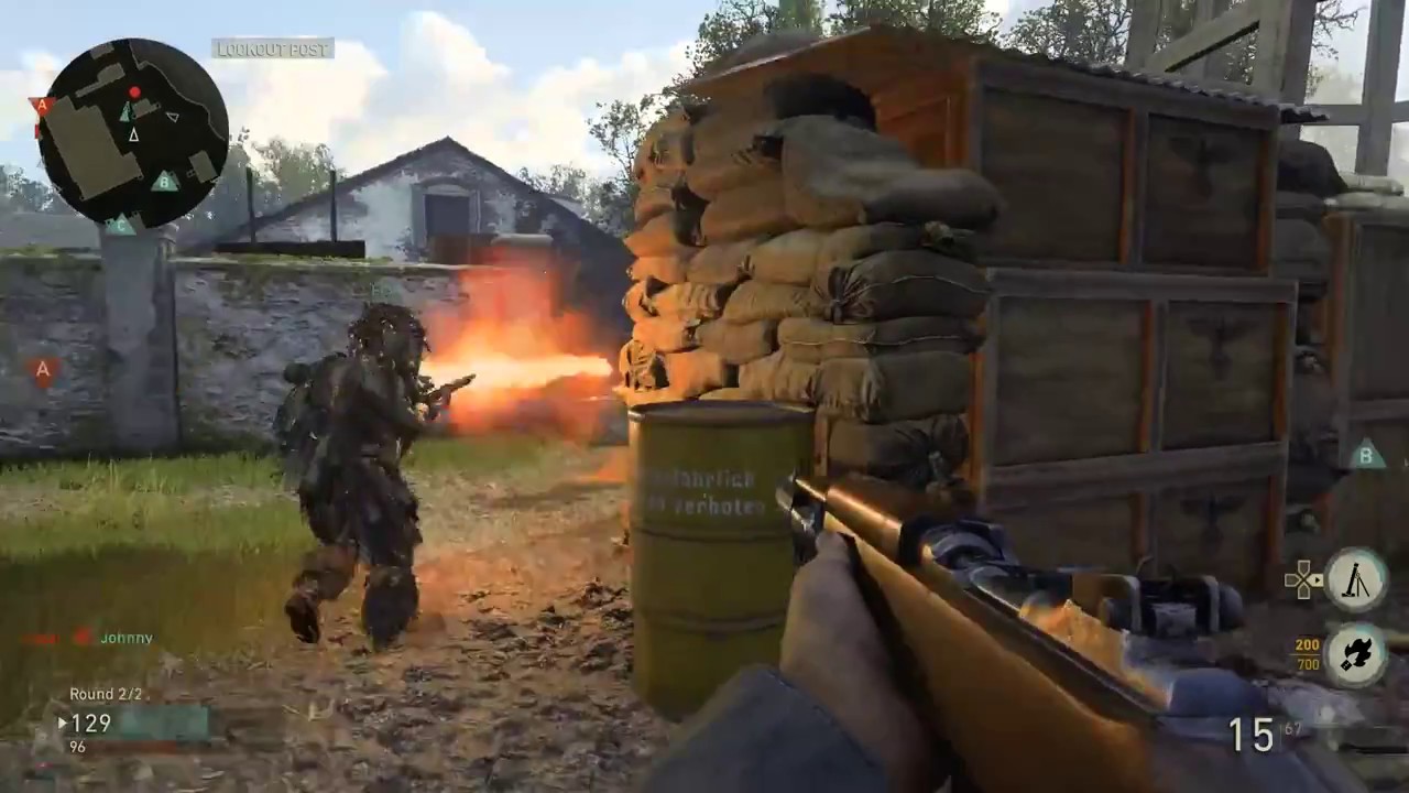 Call of Duty: WWII Domination on Sainte Marie Du Mont w/Bots (1080p60)