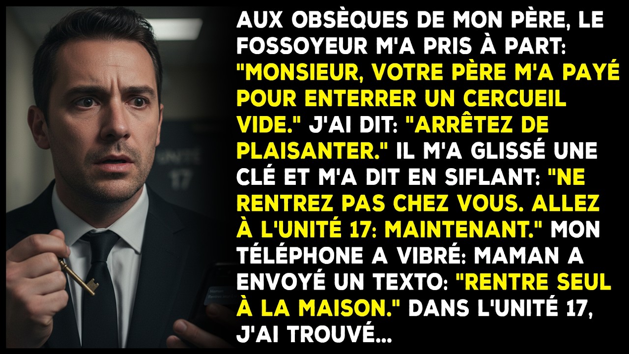 Le fossoyeur murmura: 