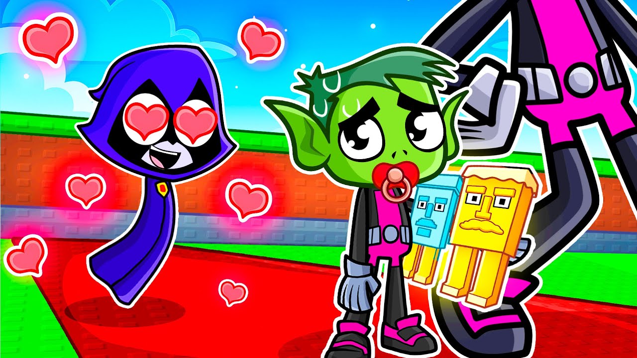 Beast Boy Has a CRAZY FAN GIRL in Steal a Brainrot!