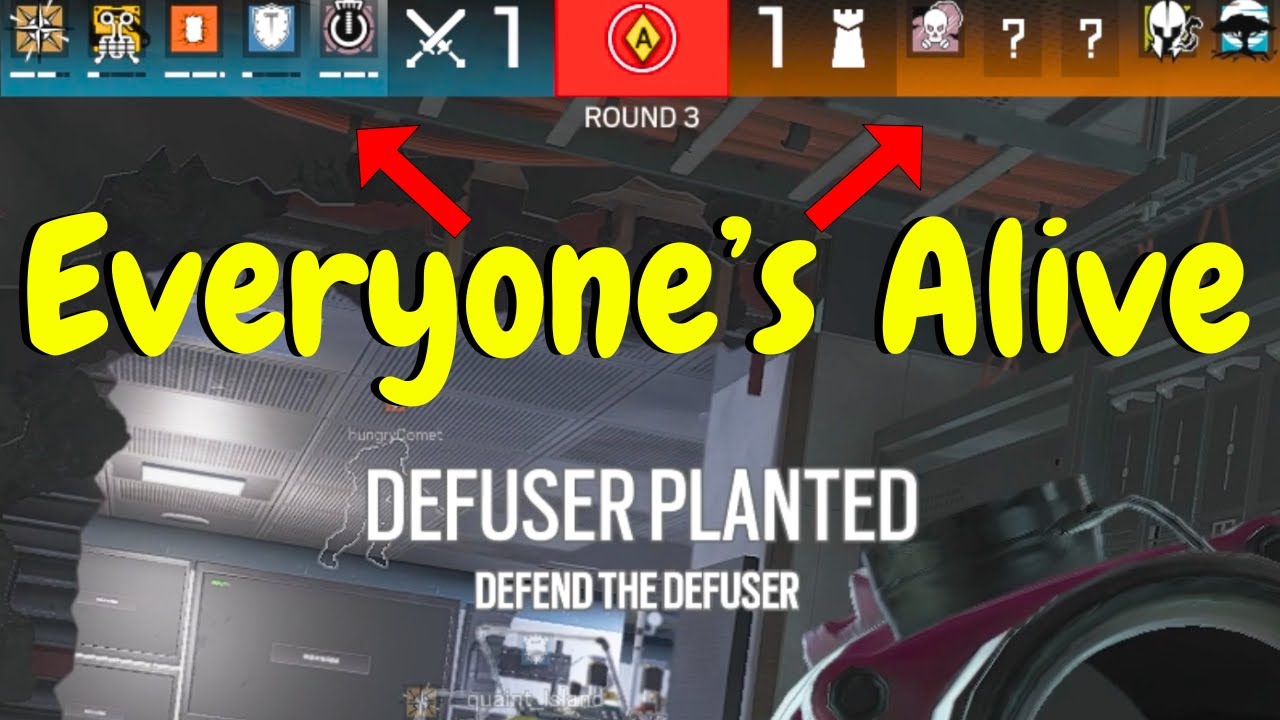 Planting During a 5v5 in Rainbow Six Siege X