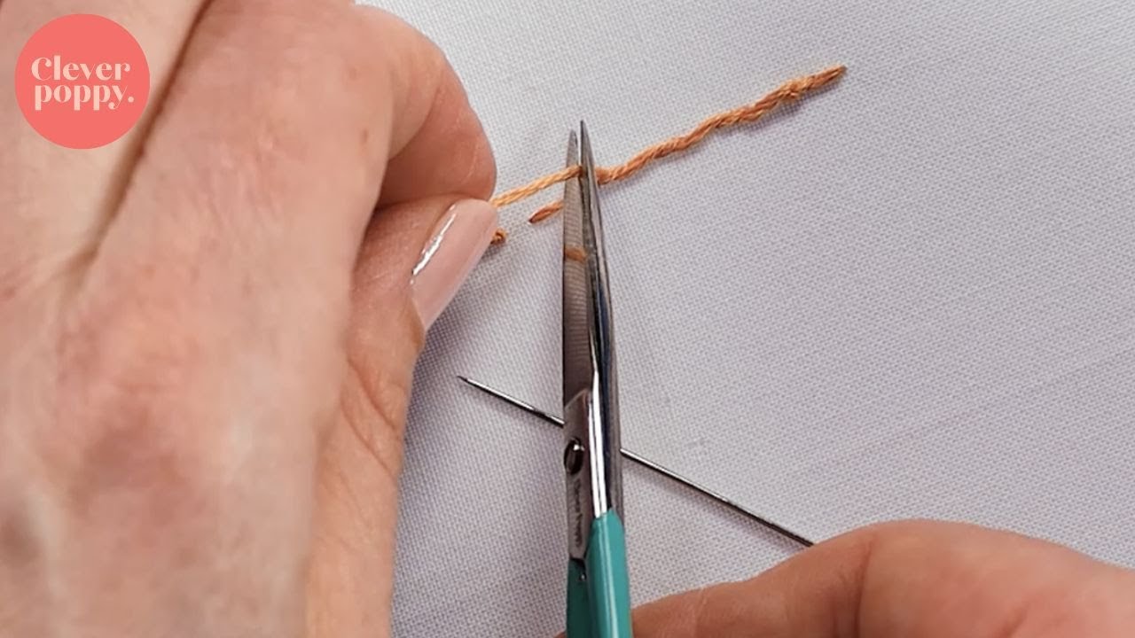 When to finish and restart your thread | Beginner Embroidery Techniques
