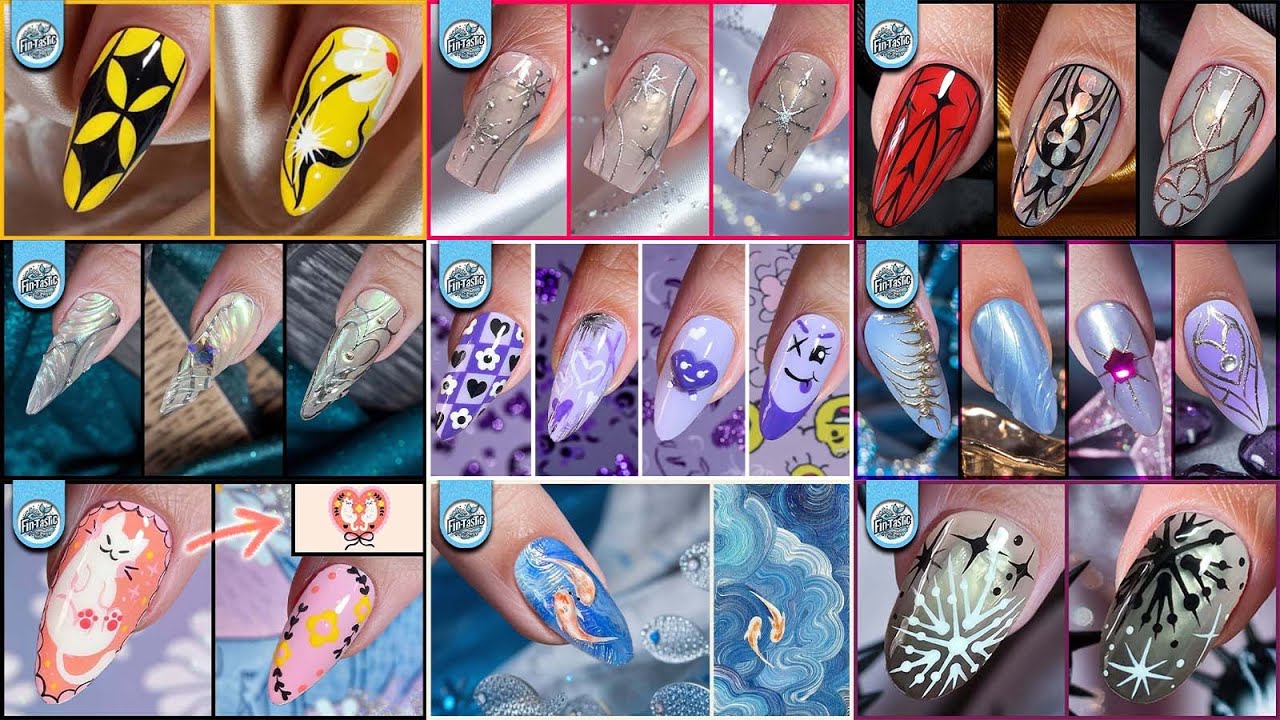 9 Unique Nail Art Designs You’ll Love 💅✨ | Fin-Tastic NailDessign Original Creations