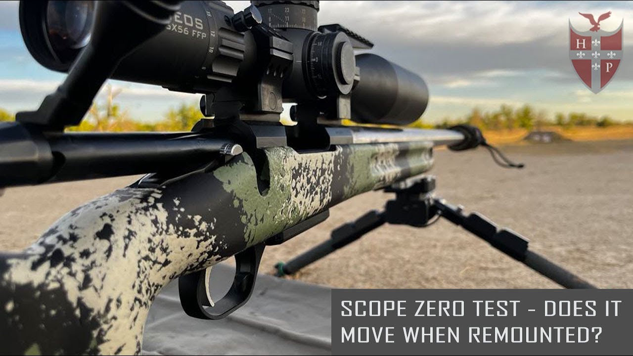 Scope Mounting Test - Does Your Zero Move when you Remount Your Scope?