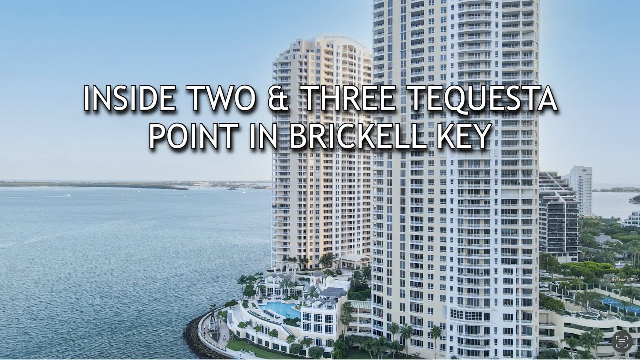 All About Two & Three Tequesta Point in Brickell Key - Waterfront, Tennis & Basketball Court, & More