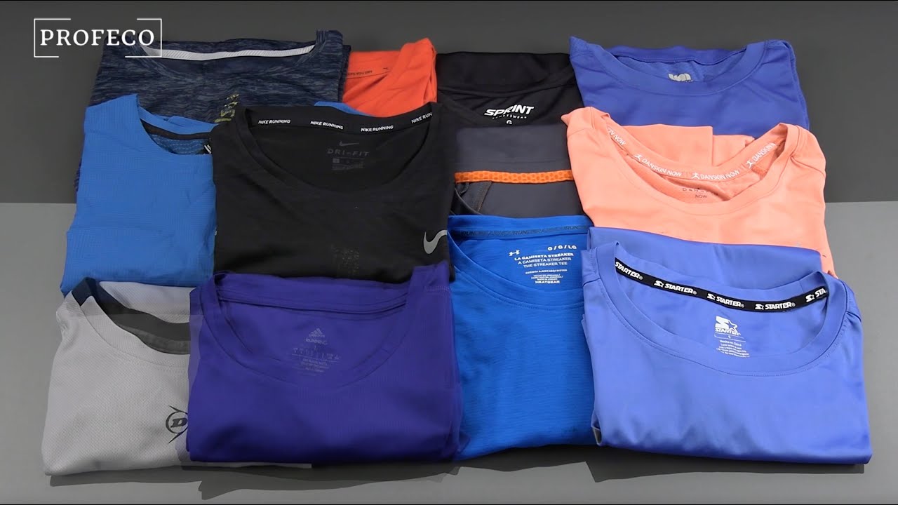 Playeras deportivas de secado rápido | Estudio de Calidad | Profeco