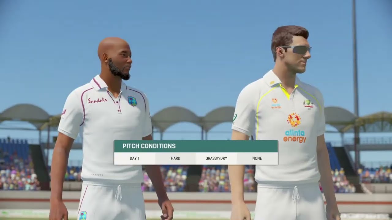 Aus vs WI test live