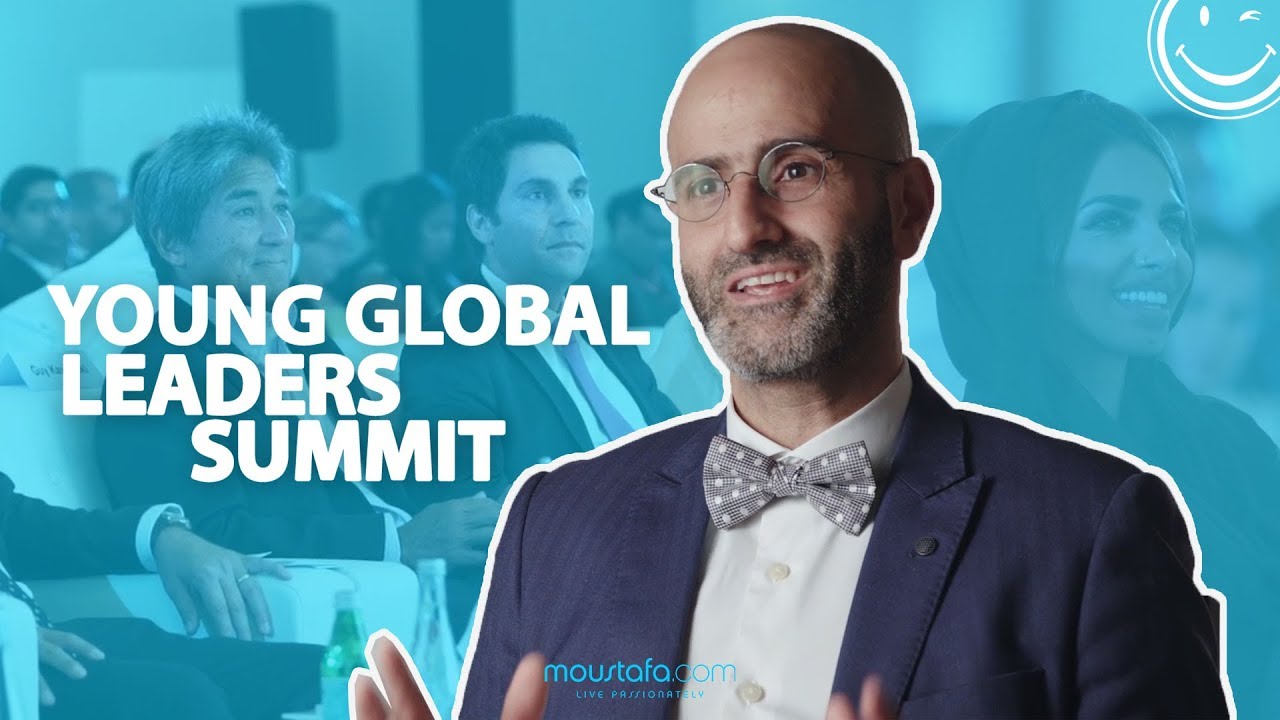 Moustafa Hamwi at the Young Global Leaders Summit