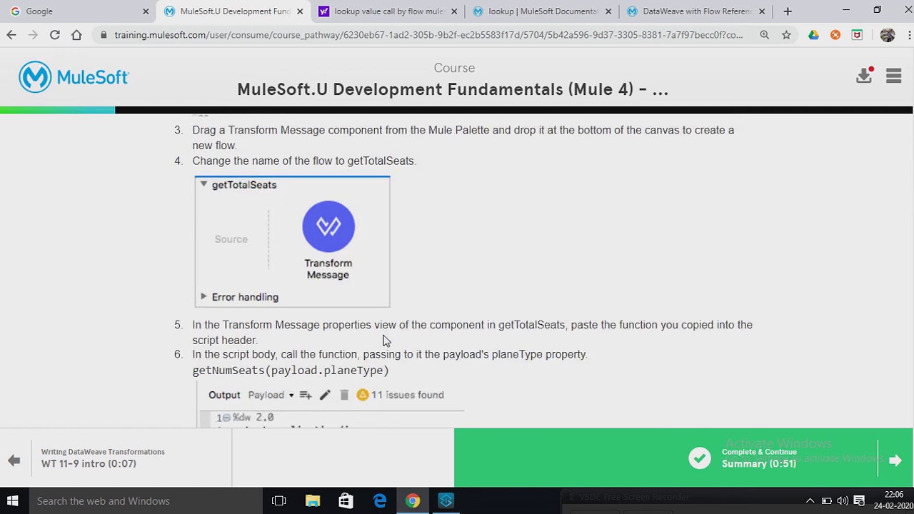 MuleSoft-WT 11-9: Look up data by calling a flow