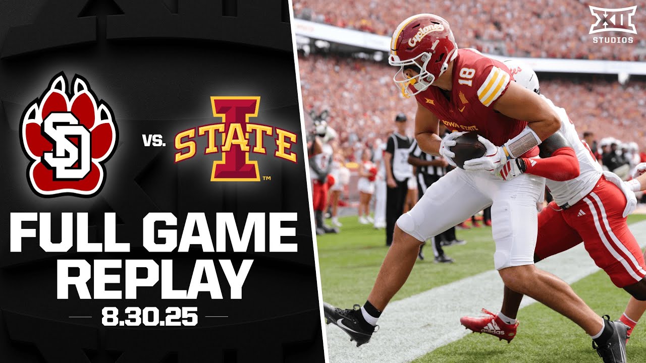 South Dakota vs. Iowa State Full Game Replay (8.30.25) | 2025 Big 12 Football