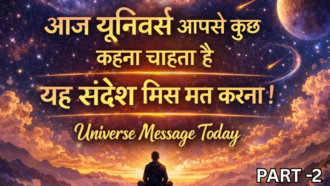 आज यूनिवर्स आपसे कुछ कहना चाहता है | यह संदेश मिस मत करना | Universe Message Today