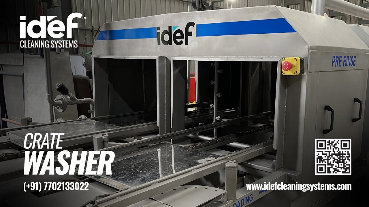Crate Washer, Bin Washer, Tray Washer, Crate Cleaning, Industrial Crate Washer