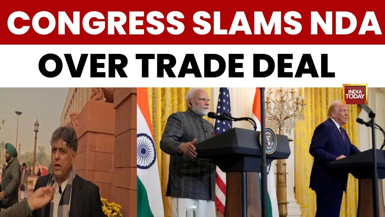 Manish Tewari Questions India-US Trade Deal: 'What Are The Conditions Precedent?'