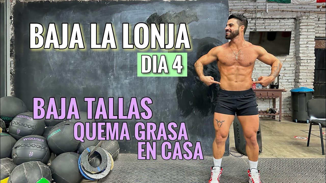 Ejercicios para Bajar La Lonja En Casa (24 Minutos) Baja Tallas Y Suda Conmigo