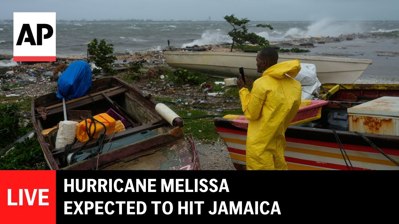 LIVE: View from Kingston as Hurricane Melissa is expected to hit Jamaica