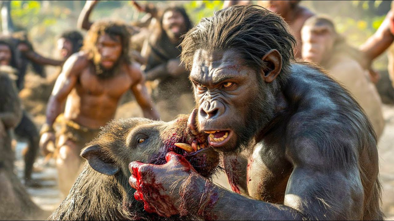 They Hunted to Survive 🔥 The First Fire of Mankin | Prehistoric Humans | million years ago