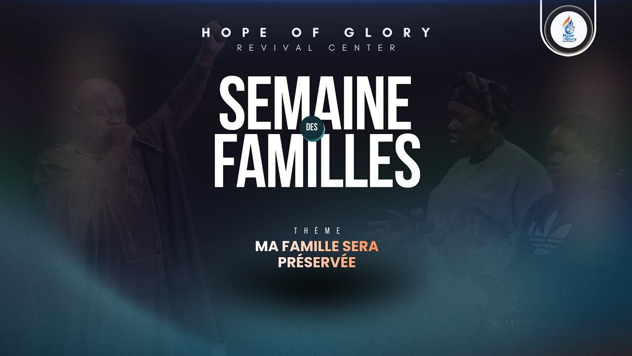 Séminaire Des Familles - Le Plan Originel de Dieu pour la Famille | Dr. Rhema N.