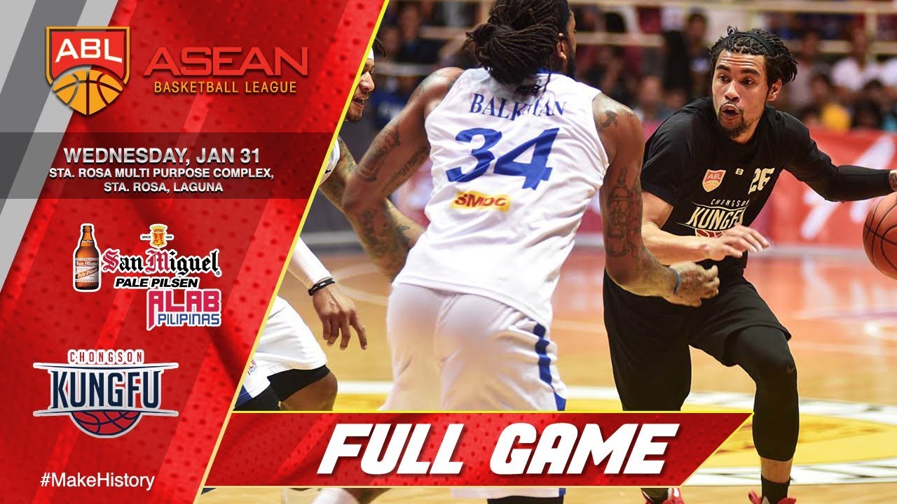 Tanduay Alab Pilipinas vs Chong Son Kung Fu | FULL GAME | 2017-2018 ASEAN Basketball League