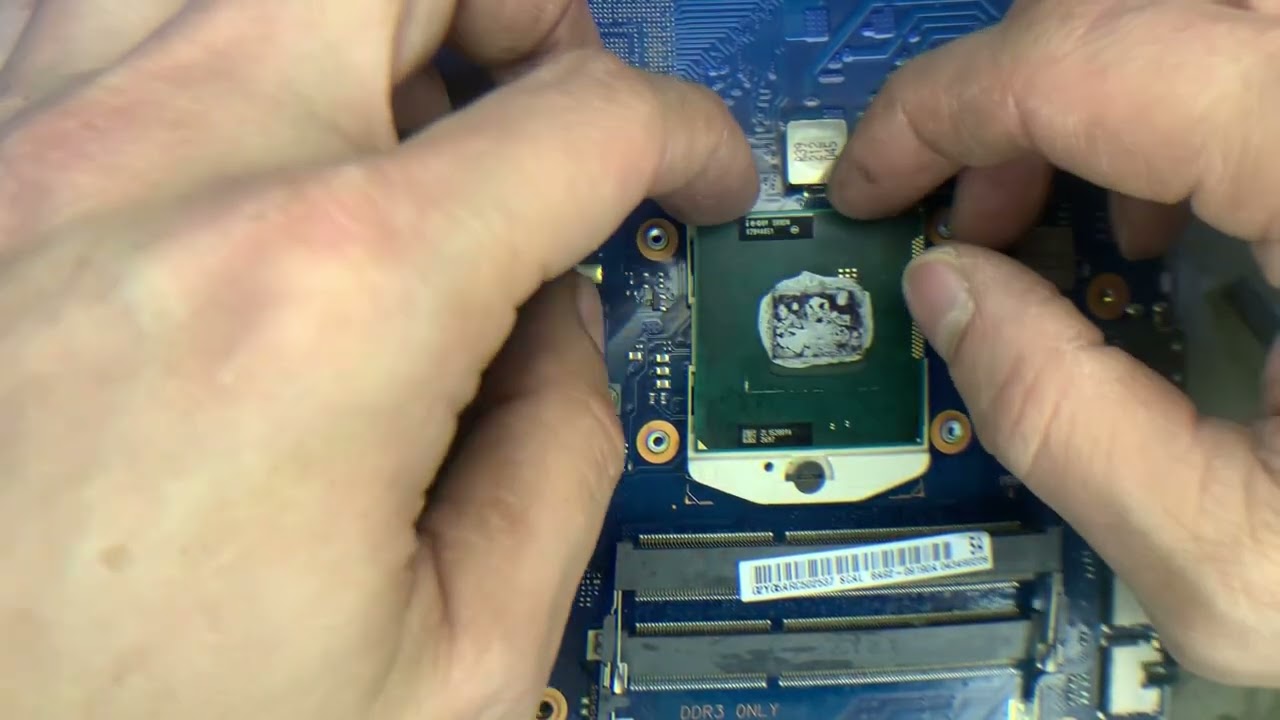 Laptop Board Level Repair | Reinstalling The Processor,RAM and HDD Sata Trouble no display