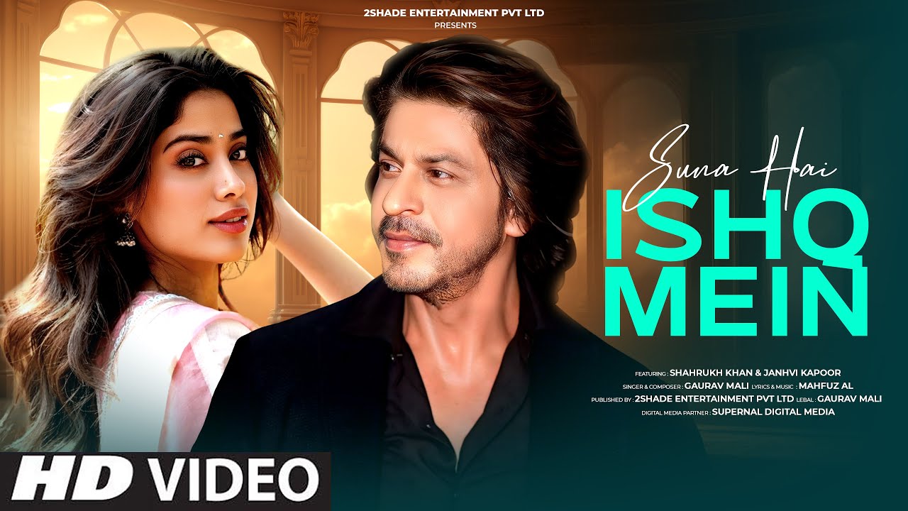 New Song | Suna Hai Ishq Mein | Shahrukh Khan | Janhvi Kapoor | New Hindi Song | New Song 2025