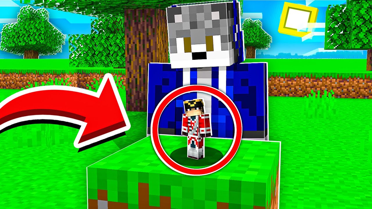 JE DEVIENS MINUSCULE DANS MINECRAFT !
