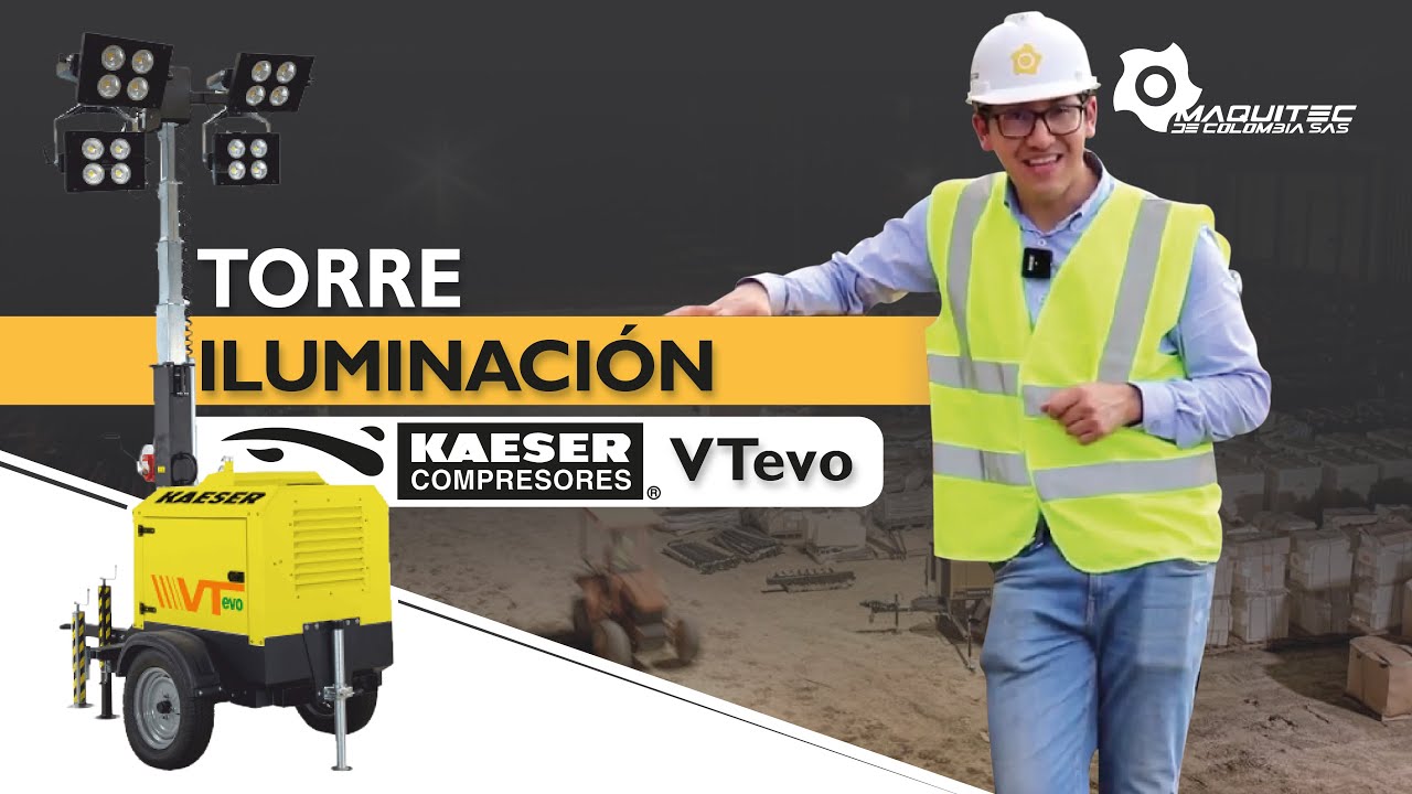 Torre iluminación Kaeser VTevo - Maquitec
