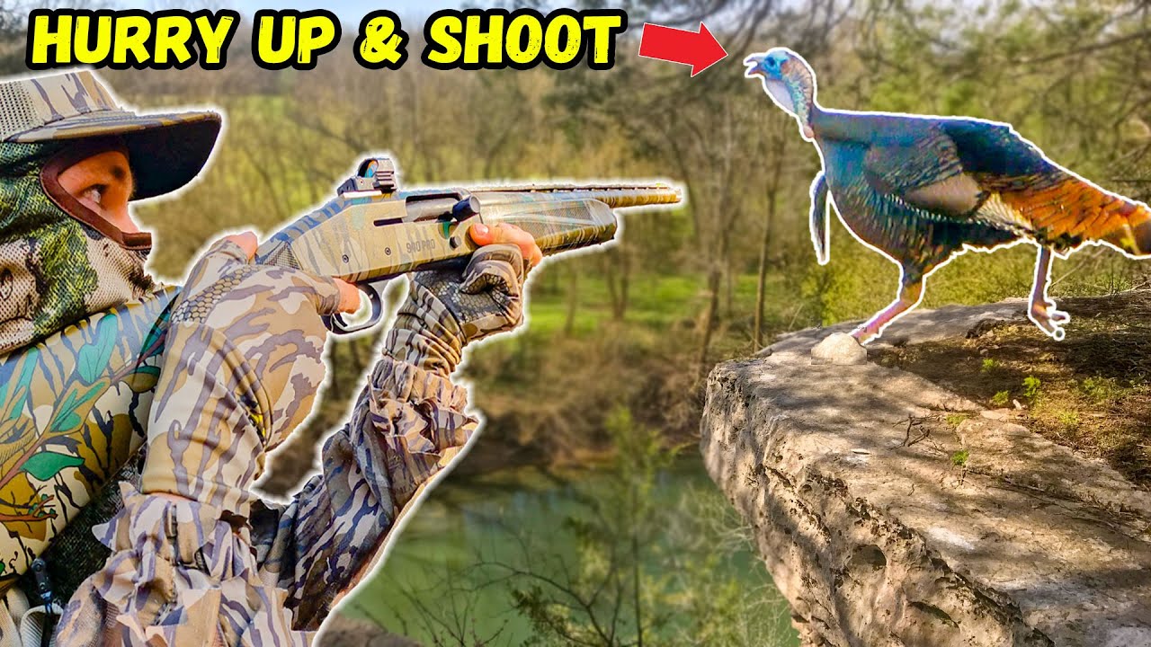 HE'S GONNA FLY OFF THE CLIFF!!! (Turkey Hunting w/ Shane Simpson)