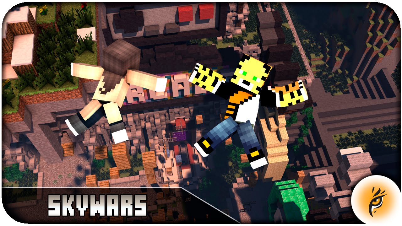 Yo me cago en TODO! - MINECRAFT SKYWARS con @DashielGamer