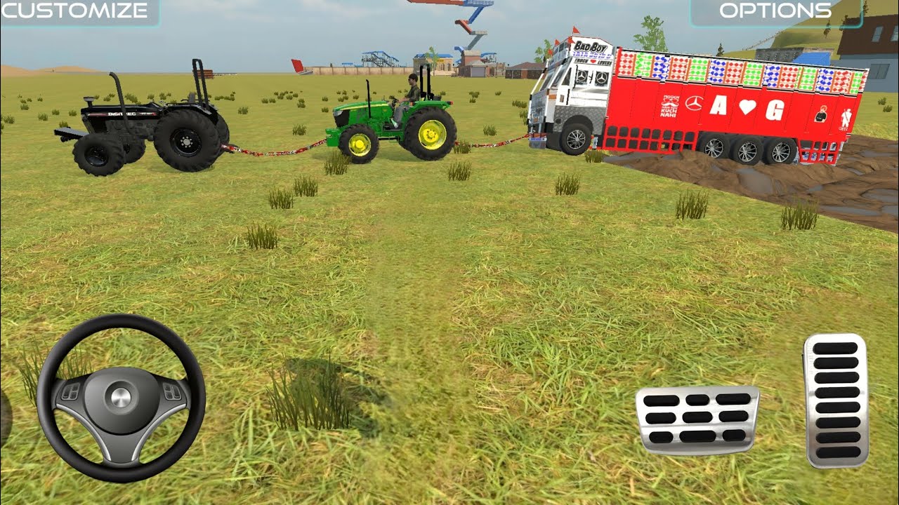 Play on the back foot: Battle to remove the truck from the tractor