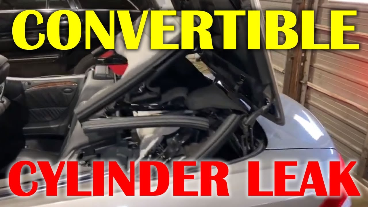 CLK ConvertibleTop Leak,CLK 350 Convertible,CLK500 Convertible Problems.CLK Cylinder  Leak LocationS