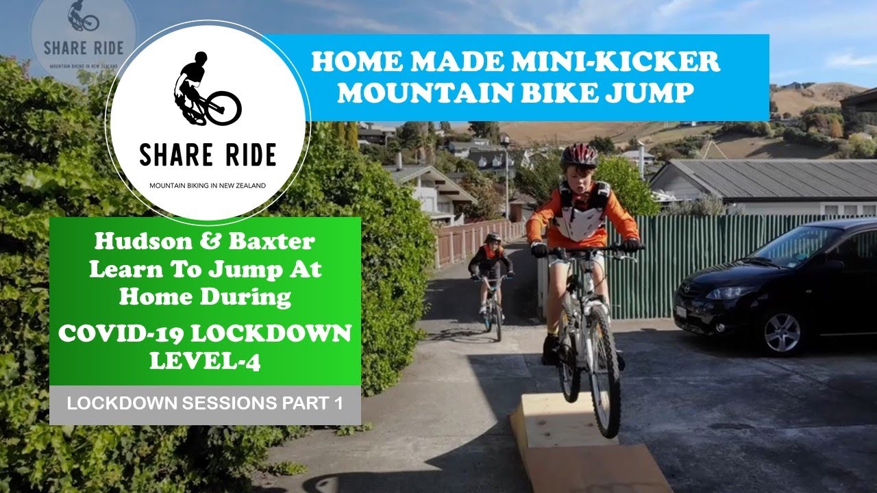 Keeping The Kids Busy Mountain Biking During Lockdown Part 1 Mini-Kicker