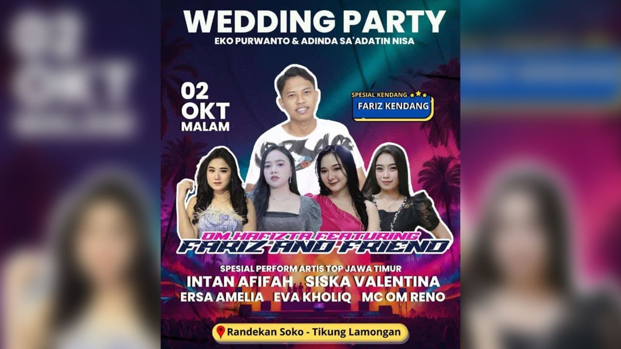 🔴📡Live NEW HAFIZTA FARIS KENDANG // WEDDING EKO & ADINDA // RANDEKAN - SOKO - TIKUNG // FAJAR AUDIO