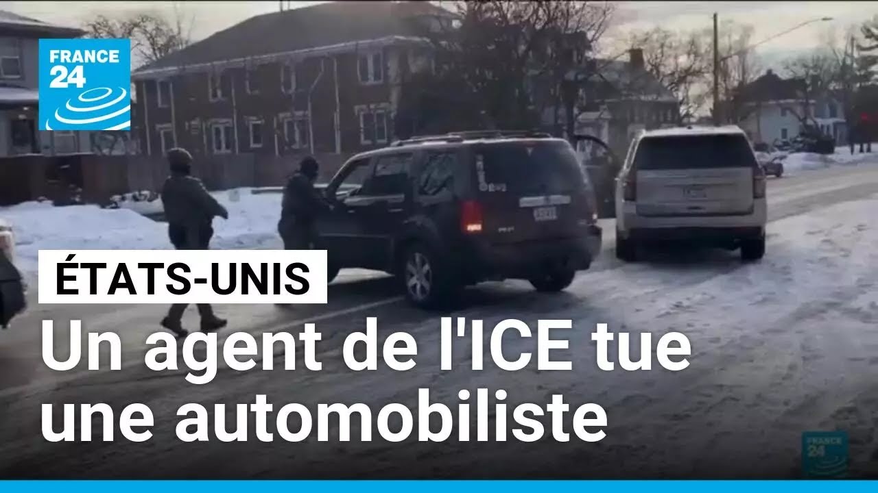 &Eacute;tats-Unis : un agent de l'ICE tue une automobiliste &agrave; Minneapolis &bull; FRANCE 24