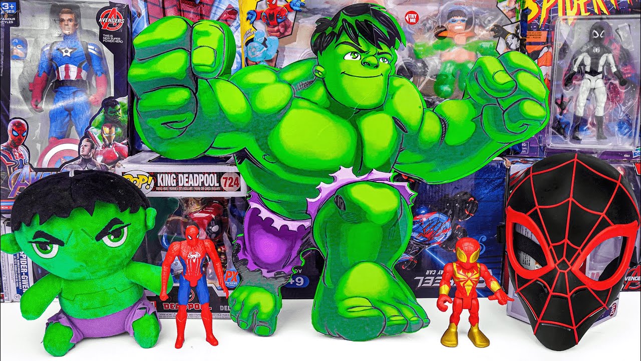 Marvel Spiderman Toys Unboxing Review | Marvel Spiderman x Hulk Mystery Box | Spider Man Bow & Arrow