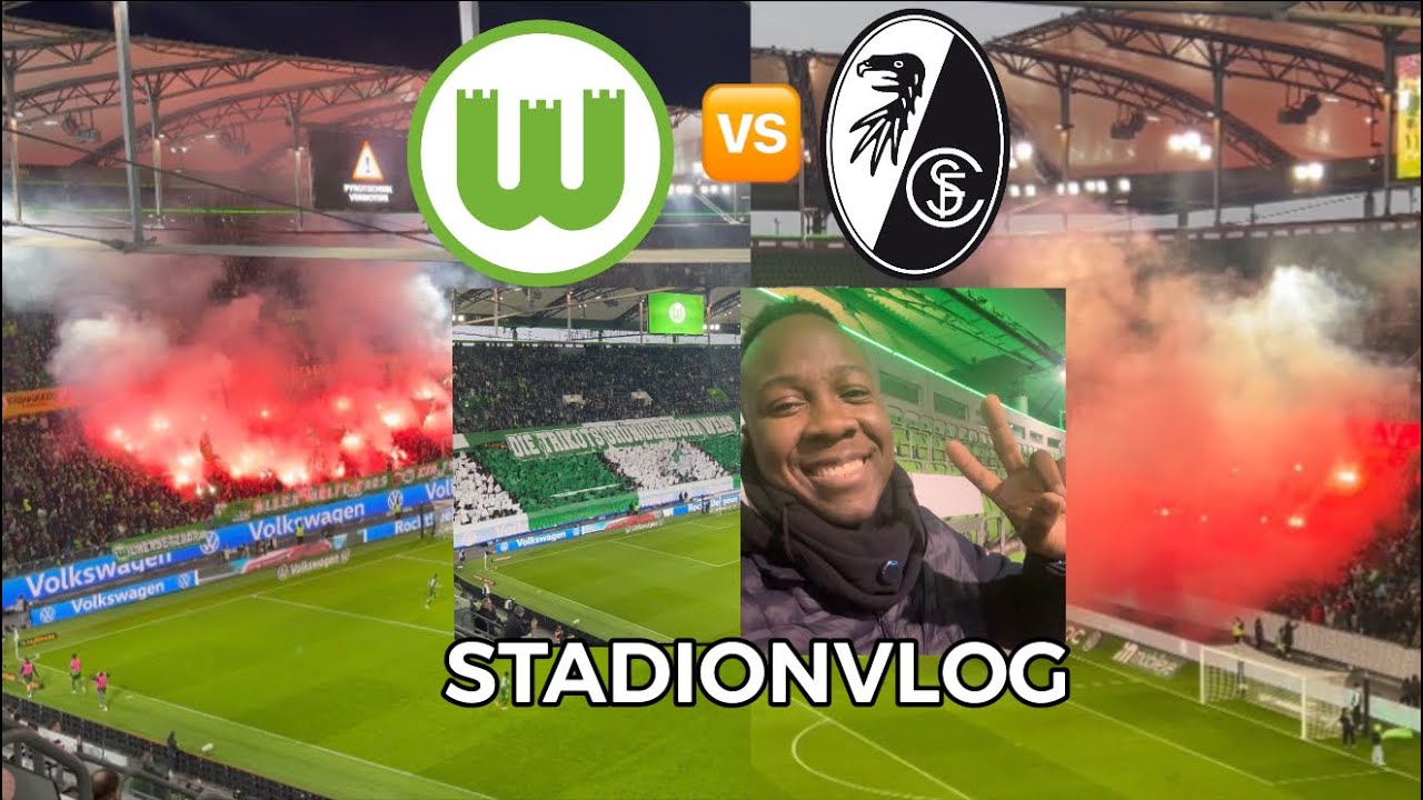 7 Tore Spektakel🤩 | Starkes Fan-Battle🔥|  VFL Wolfsburg 🆚 SC Freiburg | Stadionvlog⚽️