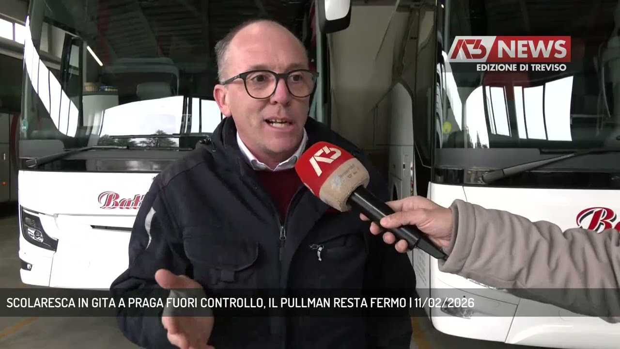 SCOLARESCA IN GITA A PRAGA FUORI CONTROLLO, IL PULLMAN RESTA FERMO | 11/02/2026