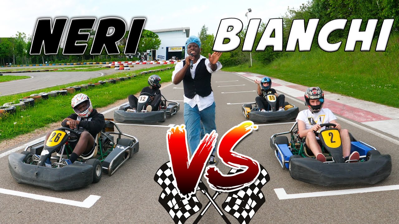Neri VS Bianchi - GO KART CHALLENGE!! ITALIANI vs AFRICANI