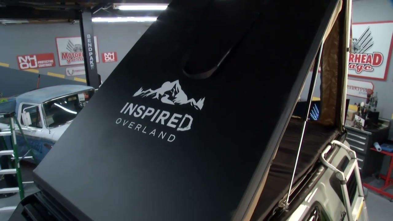 Inspired Overland Ultra Lightweight Rooftop Tent Featured in Motörhead Garage by Motortrend
